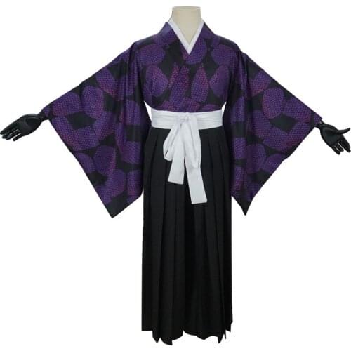 Anime Comic Demon Slayer Kimetsu no Yaiba Cosplay Costumes Kokushibou Cosplay Costume Halloween Party Outfits For Men Women