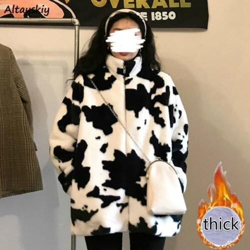 Jackets Women Warm Soft Korean Style High Street Students Fashionable All-match Loose Winter Feminine Thickening Casual Popular