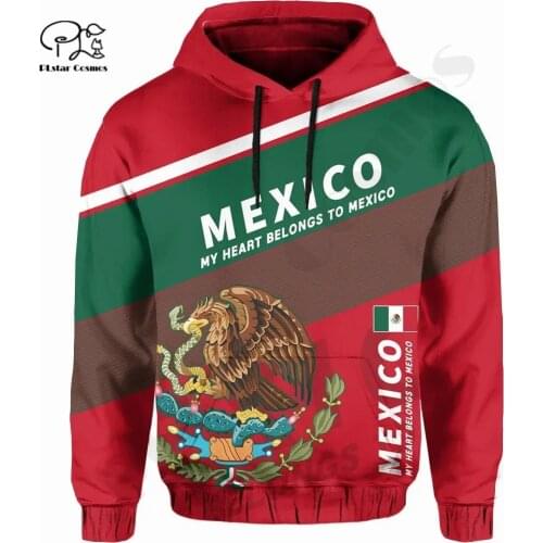 PLstar Cosmos 3DPrint Newest Sport Mexico Country Flag Unique Men/Women Cozy Hrajuku Casual Streetwear Hoodie/Zip/Sweatshirt 1