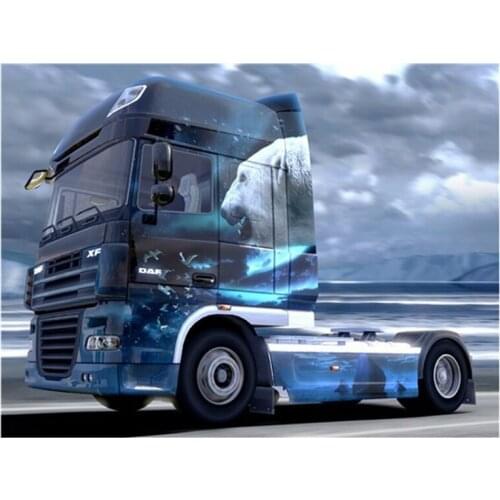 New Arrivals 5D DIY Full Round/Square Diamond Painting Truck 3D Embroidery Cross Stitch Rhinestone Mosaic Home Decor Gift Yy105