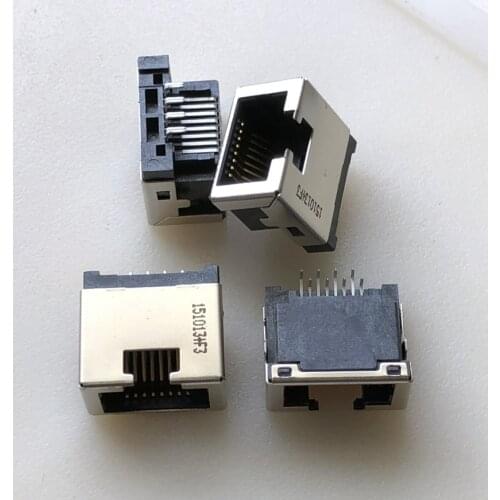 Original imported RJ45 network socket network interface crystal head socket 8p8c brand new