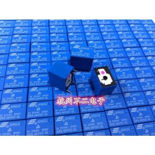 Original SRS-06VDC-SL 6VDC Relay 3A 250V 6-pin HK4100F