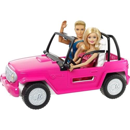 Genuine Barbie and Ken Car set Beach Cruiser Girls Toys Christmas Birthday Gifts Original Barbie Dolls Toys for Children