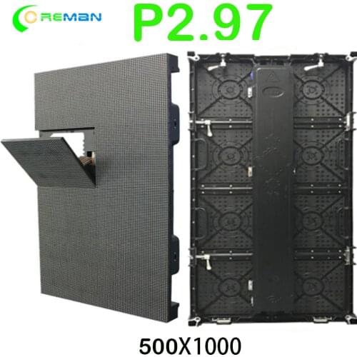 P2.976 P2.97 led screen HD 500x1000 video wall stage hanging beam truss event full color led video panel p2.976 p3.91 p4.81