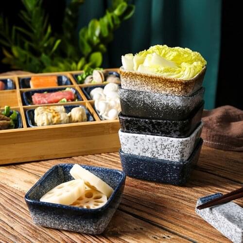 Restaurant snack dish ceramic tableware soy sauce dish seasoning dipping sauce bowl flavor dish kimchi dish Japanese pickle dish