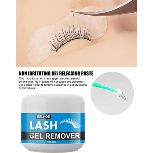 10/50g Eyelash Extensions Shampoo Fast Dissolution Eyelash Glue Eye Lash Cleaning Cream No Stimulation Makeup Clean