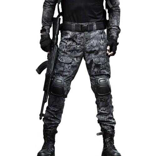 Tactical Pants Military Cargo Pants Men Camouflage Pantalon Work Trousers Knee Pads Army Hunter SWAT Special Soldier Combat Pant