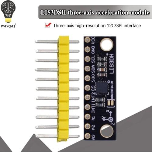 LIS3DH Triaxial Acceleration Temperature Sensor Three Converters Motion Accelerometer Module Development Board Replace ADXL345