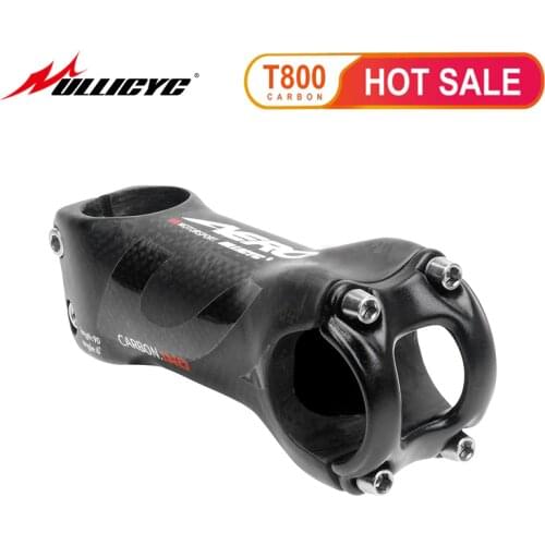 ULLICYC Ultra light Matte 3K Full carbon 6/17 Degrees Bicycle stem Mountain/Road bike Stem handlebar MTB Parts 31.8*70-120mm