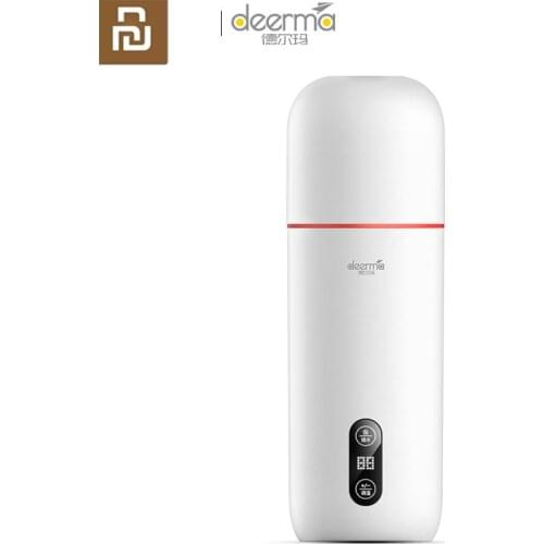 Xiaomi Youpin Deerma 350ML Smart Water OLED Bottle From Youpin 304 Stainless Steel Keep Warm Bottle Travel Mug