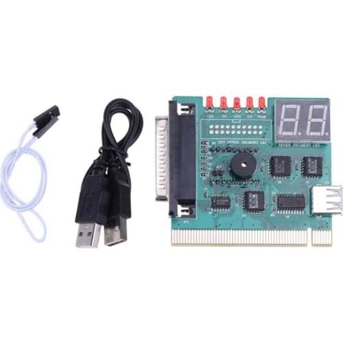 USB PCI PC Motherboard Diagnostic Analyzer POST Card with 2 Digit Error Code Display for Laptop PC Test and Analyze