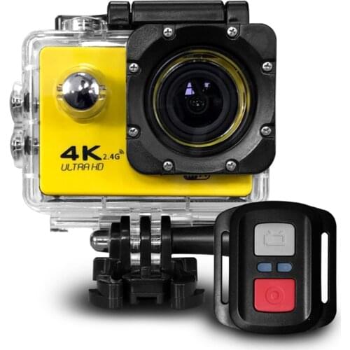 Waterproof sports dv HD 4K sports camera with remote wifi outdoor diving deportiva 2 inch f60 waterproof sports camera 1080P cam