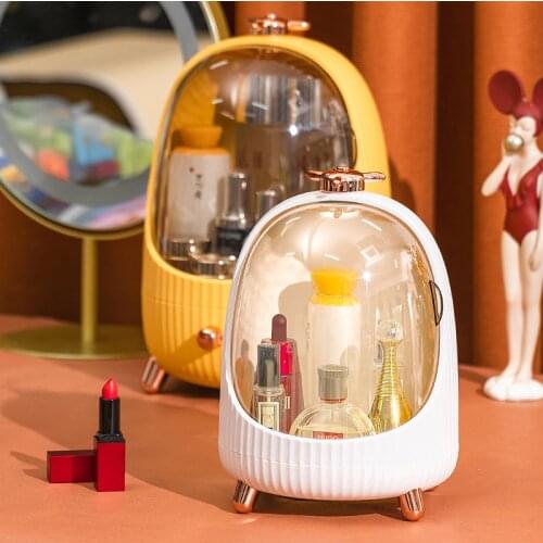 Cosmetic Storage Box Makeup Brush Bucket Dustproof Drawer Lipstick Acrylic Household Skin Care Products Dressing Table Shelf