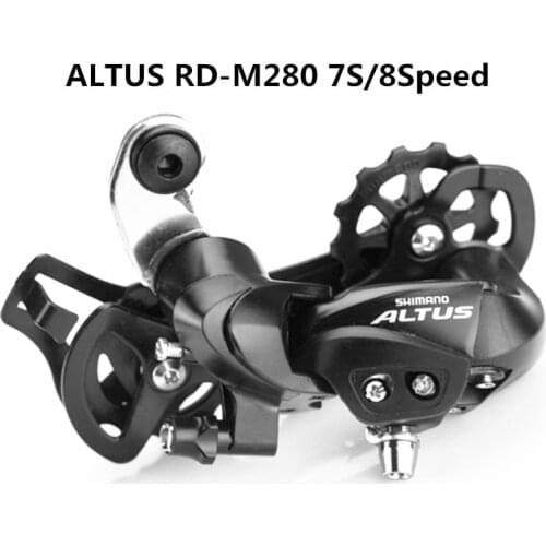 SHIMAN0 ALTUS RD-M280 rear mountain bike compatible 7S/8S/21S/24 speed rear derailleur black brand new original