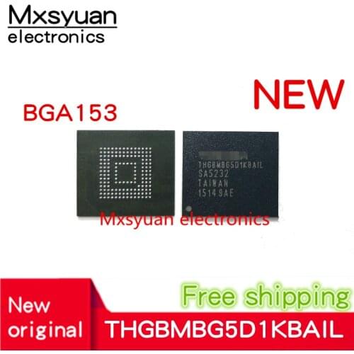 2PCS~20PCS/LOT THGBMBG5D1KBAIL THGBMBG5D1KBA1L BGA New original memory chip 4GB