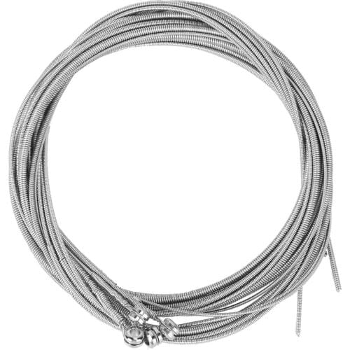 5pcs Steel Strings for 5 String Bass Guitar (Silver)