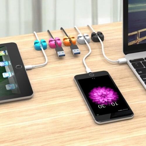 Car Cable Organizer Storage Cord Charger Line Clamp Cable Data Line Clips Tie Fixer Wire Holder for Earphone USB Cable