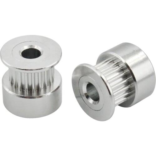 3D Printer Parts GT2 20Teeth 20 Teeth Bore 5mm/6.35mm/8mm Timing Alumium Pulley Fit for GT2-6mm Open Timing Belt 3D Accessories