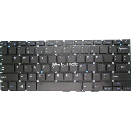 Laptop Keyboard For Fusion5 LapBook T90B+ Pro black without frame United Kingdom UK