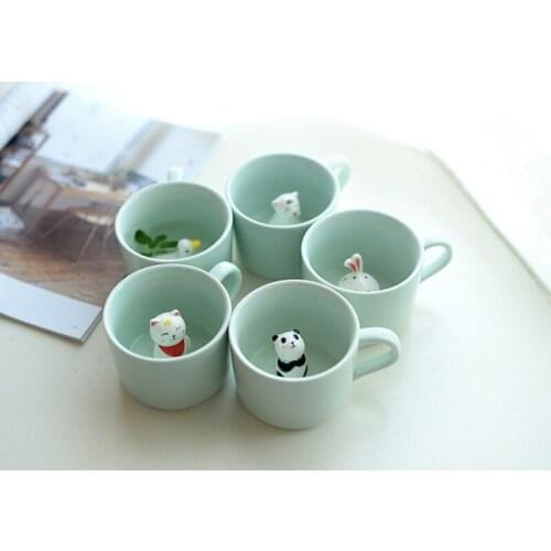 Lovely Cartoon Mug Creative Ceramic Water Milk Tea Coffee Yogurt Mug Best Cup House Kid Gift For Man Women Lovers Home