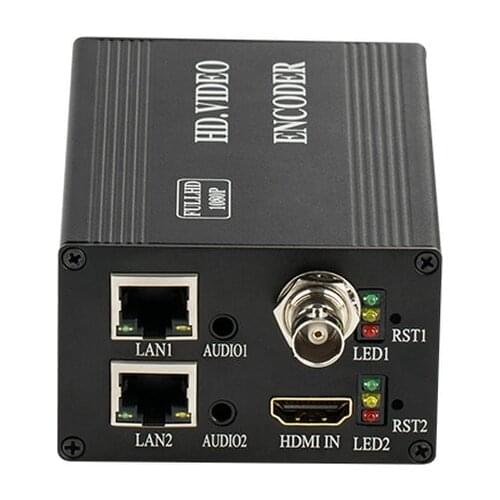 H.264 H.265 Full Interface Mini Encoder HDMI/VGA/ CVBS/YPBPR/SDI Encoder Support RTSP RTMP HTTP UDP ONVIF