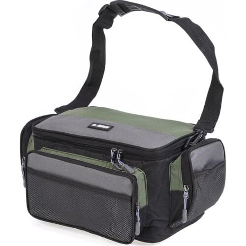 Multifunction Outdoor Fishing Bag Sports Waist Pack Fishing Lures Gear Storage Case Canvas Single Crossbody Tool Bags Waterproof