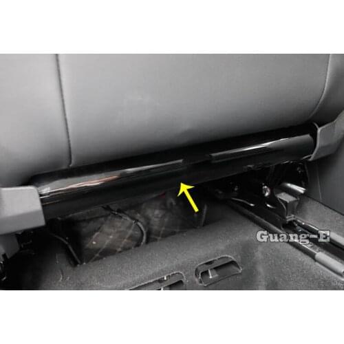 For Volkswagen VW TiguanL Tiguan L MK2 2016 2017 2018 2019 2020 Car Sticker Seat Rear Back Protective Cover Anti Kick Board Trim