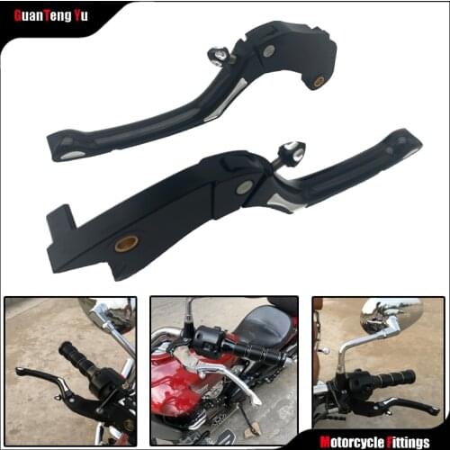 NEW Motorcyc Personality CNC Adjustable Brake Clutch Levers Handlebar Hand Grips For Indian Scout Sixty Bobber 2015 2016 2017