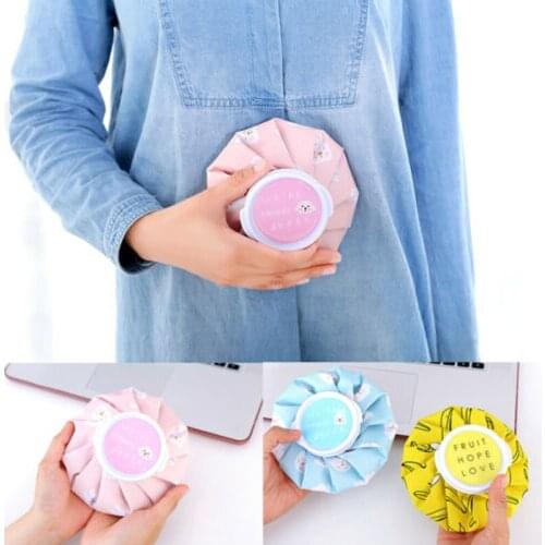 Care Hot Water Bottle Reusable Ice Bag Head Leg Muscle Injury Relief Pain Cartoon summer ice bag dual-use bags Portable Hot Wate