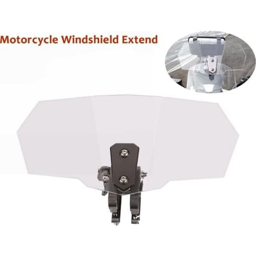 Motorcycle Windshield Airflow Adjustable Deflector Universal Compatible with Kawasaki BMW Benelli KTM Triumph 4 Styles Available