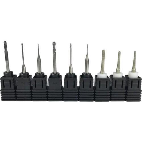 Dental Laboratory Tools Sirona Inlab MCX5 CADCAM Milling Burs Cutters for Zirconia PMMA WAX Emax