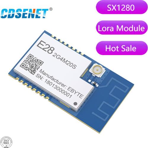 SX1280 100mW LoRa Module 2.4 GHz Wireless Transceiver E28-2G4M20S SPI Long Range 6KM 2.4 ghz BLE rf Transmitter 2.4GHz Receiver