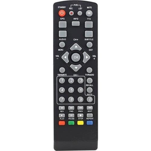 Television and Satellite Receiver Control Goldsmart Micro HD 44 Remote Contol AT-KR0110-494