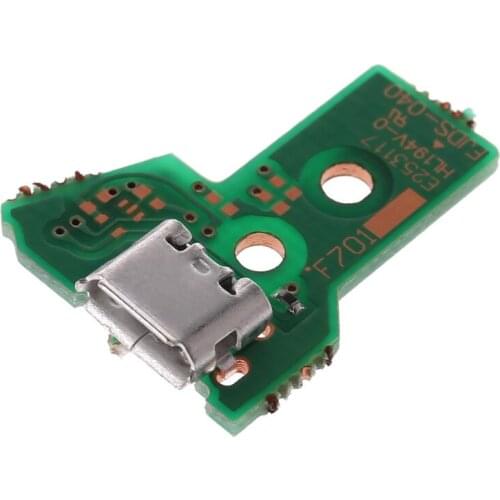 Replace USB Charging Port Board For JDS-040 PS4 Controller With 12Pin Flex Cable