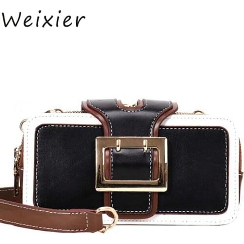 Lady Patchwork Chain Mobile Phone Shoulder bags Fashion Simple Small Square Bag Womens Designer Messenger Crossbody bags V4-49