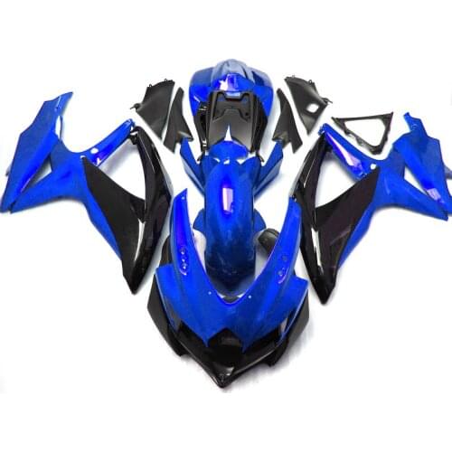 100% Fit Fairing kit for SUZUKI GSXR 600 750 2008 2009 2010 Blue Black Injection Molding Fairings GSXR600 GSXR750 08 09 10 PL401
