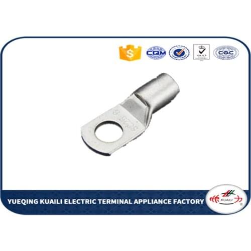 100 PCS Copper Cable Lug Wiring Terminal Connectors Connecting Tinned Lug Tube Copper SC16-6