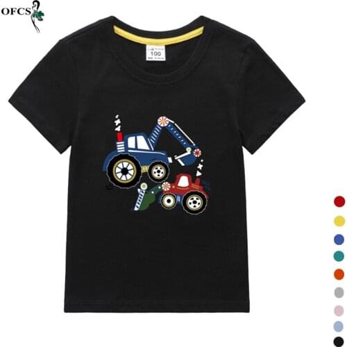2-12Years Old Best Children T-Shirt Boys Girls Kids Cotton Shirts Cartoon Tee Tops Clothing Kids Unisex Sweatshirt Tops Clothing