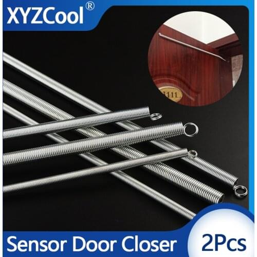 Automatic Close Door Spring 65Mn Tension Spring Sliding Door Spring 2Pcs