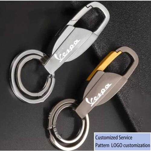 Piaggio Vespa Sprint Primavera Motorcycle Alloy Key Ring 50 150 150S 946 GTS GTV LX 60 125 250 300 Accessories