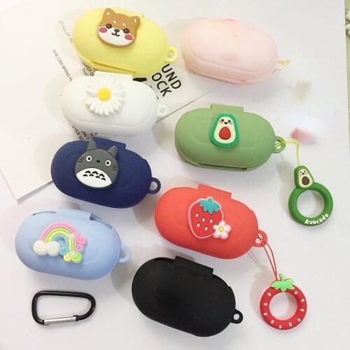 For Samsung Galaxy buds + Case Cute Cartoon Galaxy buds Plus Wireless Bluetooth earphone Protective Case Silicone Cover buds