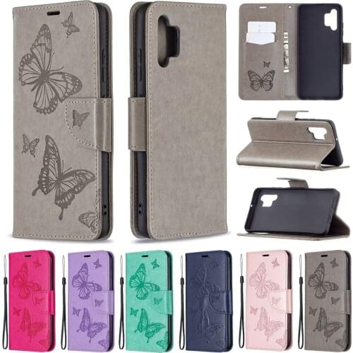 Embossing Phone Case For Samsung Galaxy A32 A72 A52 5G A12 A02 M02 Etui Flip Leather Full Protective Cover Card Solt Stand Coque