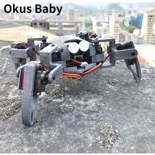 2021 Brand New Four-legged Spider Robot mg90s kit Maker Education WIFI Can Phone control