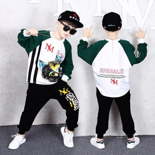 Children Set Clothes Boys Girls Sport Suit Spring Autumn Girls Clothes Set Long Sleeve Top & Pants Casual 8 9 10 11 12 Years