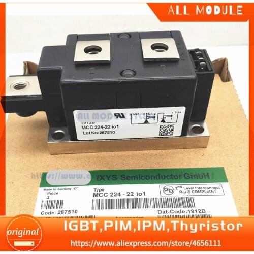 MCC224-22IO1 MCC224-20IO1 MCC224-24IO1 MCC224-18IO1 FREE SHIPPING NEW MCC224-22I01 MCC224-20I1 MCC224-24I01 IGBT MODULE
