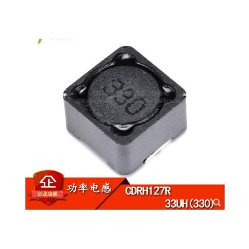 Free shipping inductor smd power inductance 12*12*7 33UH 4A CDRH127-330 mark 330