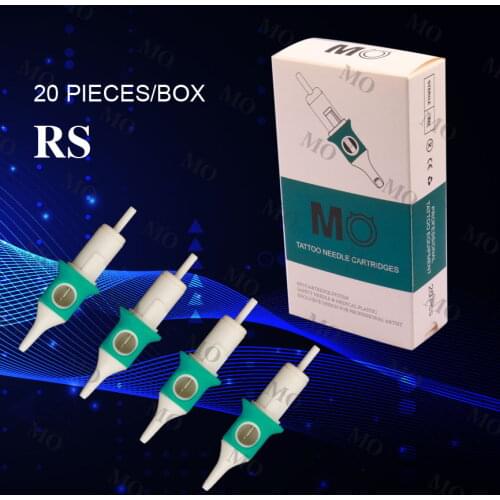 40PCS Cartridge Tattoo NeedlesRSDisposable Sterilized Safety Tattoo Needle for Cartridge Machines Grips Free shipping