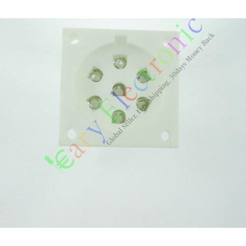 Wholesale and retail 10PCS 7 PIN ceramics shuguang VACCUM TUBE SOCKET SAVER AUDIO tube amp DIY parts free shipping