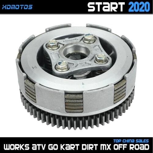 140cc Complete Manual Clutch kit For 55mm Bore lifan 140 140cc 1P55FMJ Horizontal Kick Starter Engines Dirt Pit Bike