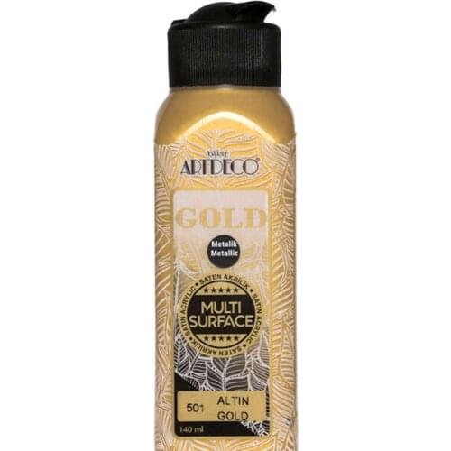 Artdeco Gold Metallic watercolor watercolor first quali Paint For All Surfaces golden metallic paint metallic paint hobby paint